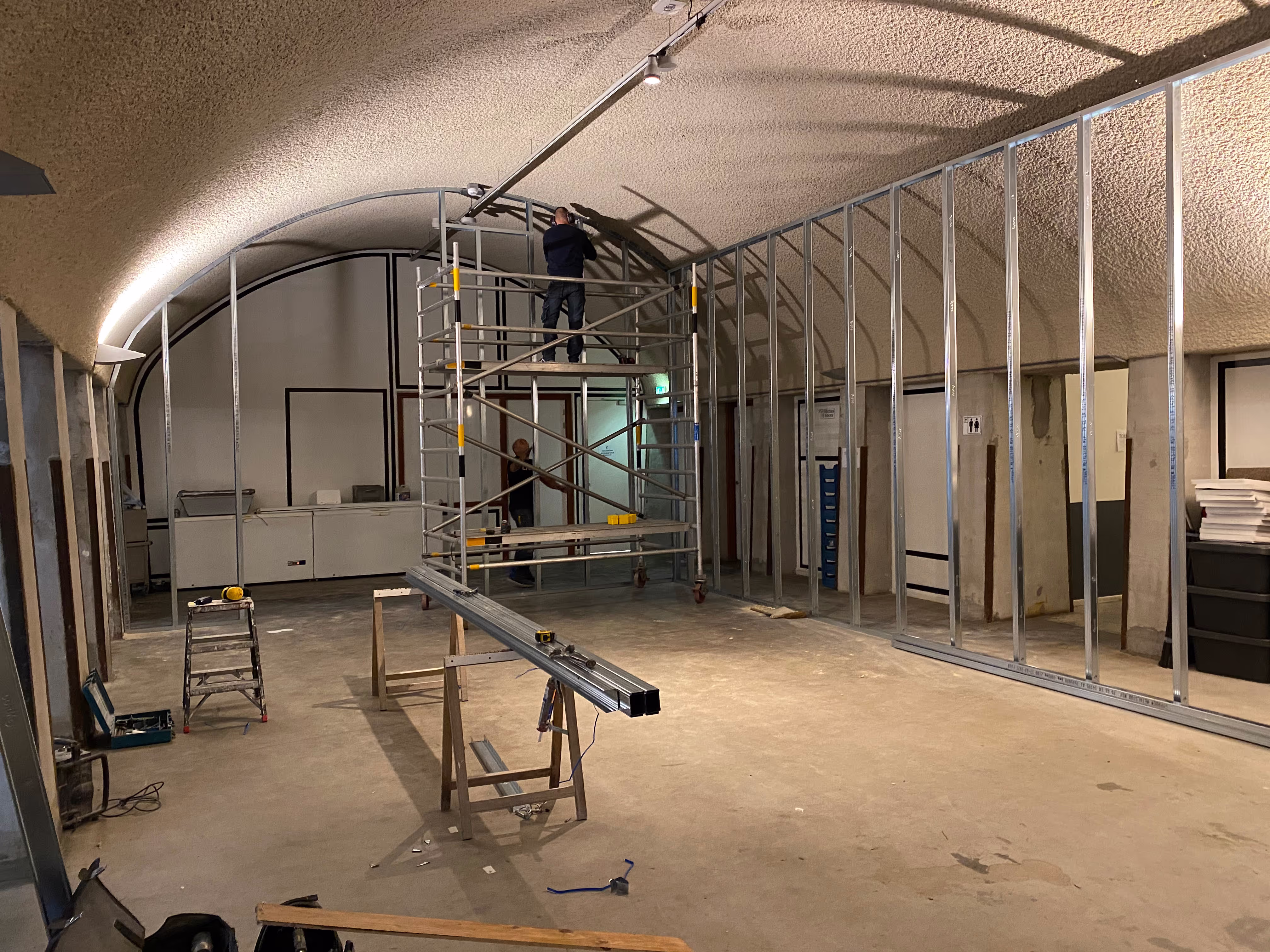 Gereedschap in een verbouwsetting